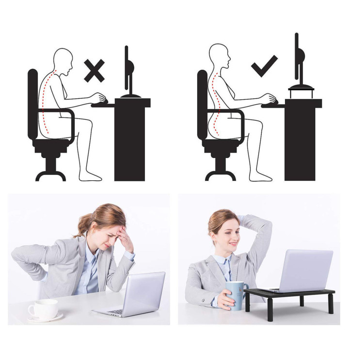 MOZOS SPM3 Stolik podstawka pólka pod monitor