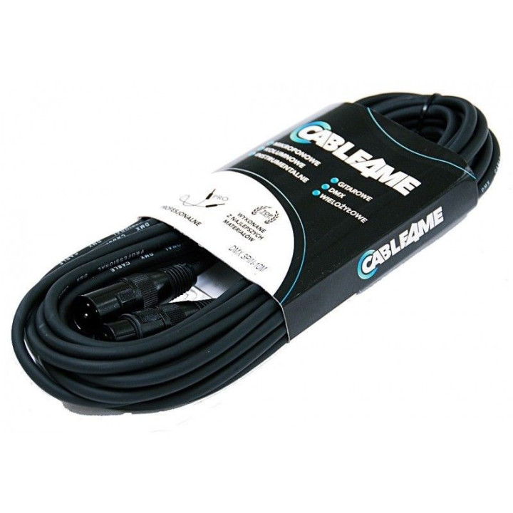 CABLE4ME kabel DMX 3Pin 10m przewód do swiatel