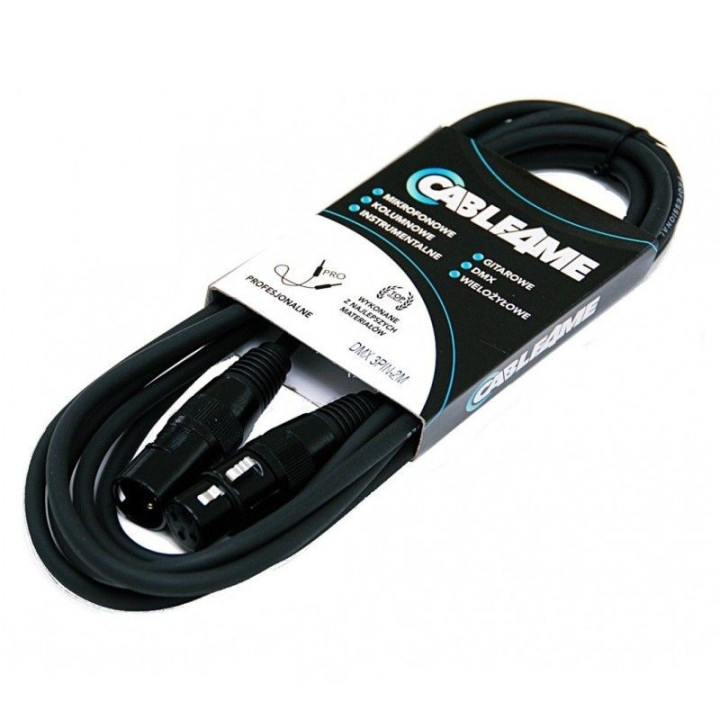 CABLE4ME kabel DMX 3Pin 15m przewód do swiatel