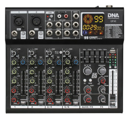 DNA QFX6 analogowy mikser dzwieku 6 kanalów Bluetooth USB MP