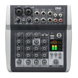 DNA QMX602 analogowy mikser dzwieku 6 kanalów Bluetooth USB