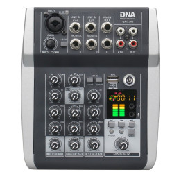 DNA QMX502 analogowy mikser dzwieku 5 kanalów Bluetooth USB