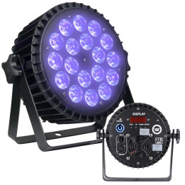 LIGHT4ME ALU QUAD PAR 18x6W RGBW reflektor sceniczny LED