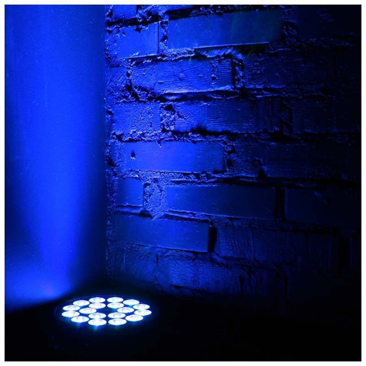 LIGHT4ME ALU QUAD PAR 18x6W RGBW reflektor sceniczny LED