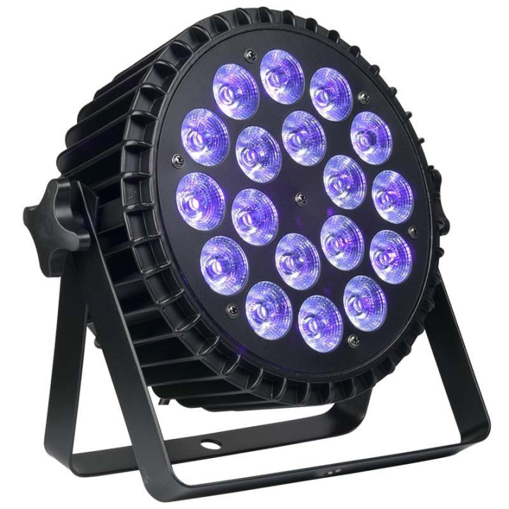LIGHT4ME ALU QUAD PAR 18x6W RGBW reflektor sceniczny LED