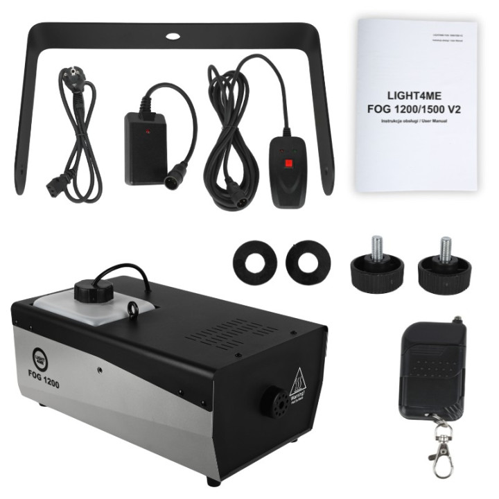 LIGHT4ME FOG 1200 V2 wytwornica dymu mgly pilot bezprzewodow