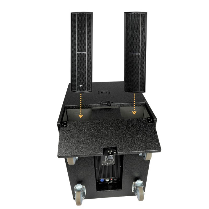 V-TONE BOOSTER profesjonalny aktywny slupkowy system naglosn