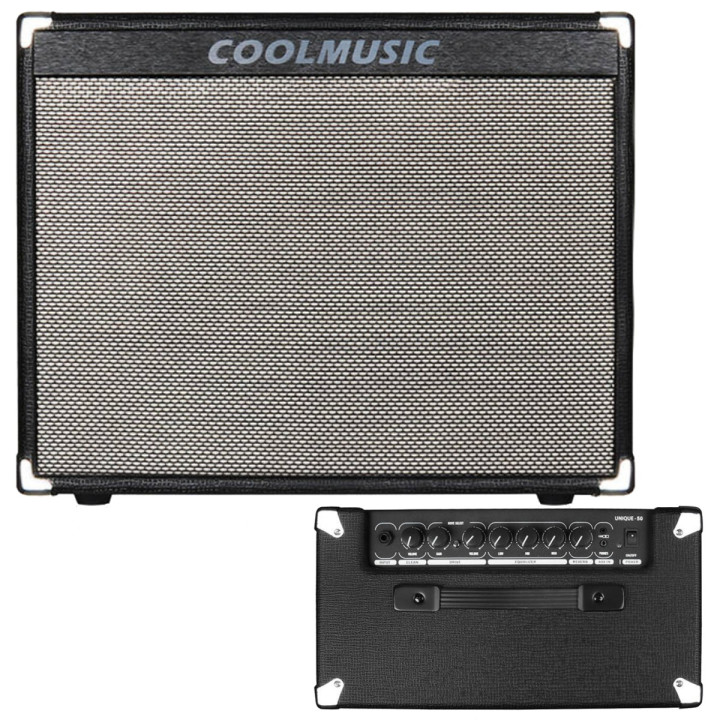 COOLMUSIC Unique-50 Wzmacniacz gitarowy – ? Wzmacniacze | do