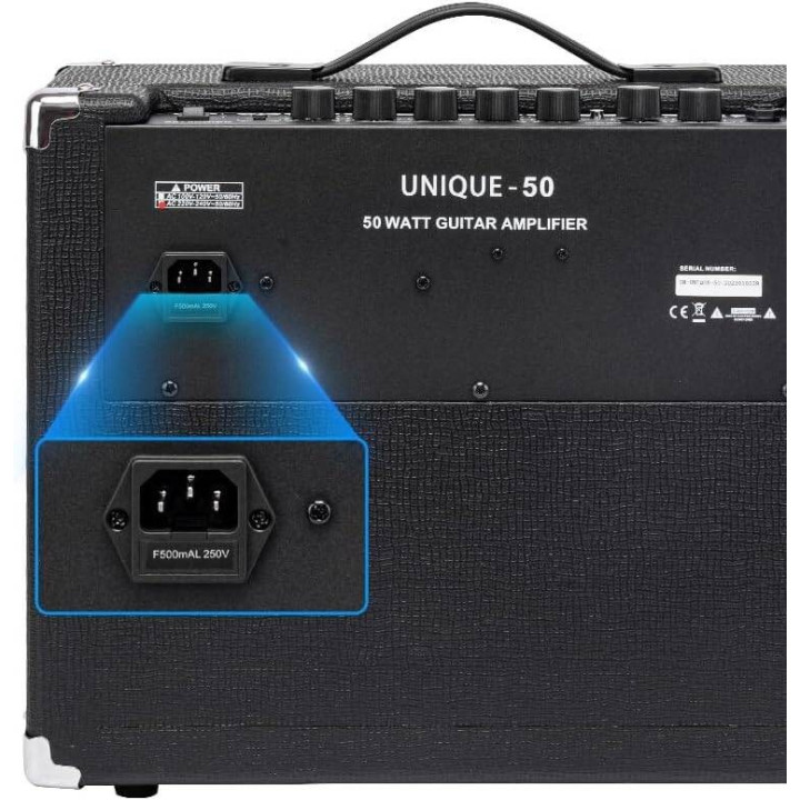 COOLMUSIC Unique-50 Wzmacniacz gitarowy – ? Wzmacniacze | do