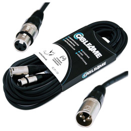 CABLE4ME kabel mikrofonowy sygnalowy XLR/XLR 10m