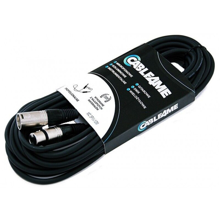 CABLE4ME kabel mikrofonowy sygnalowy XLR/XLR 10m