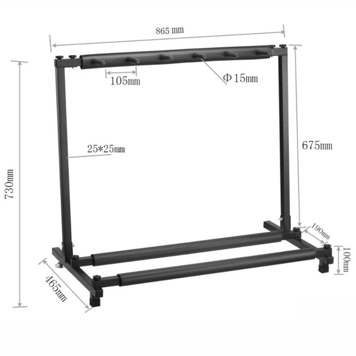 KA-LINE STAND ZSJ-75 statyw na 5 gitar