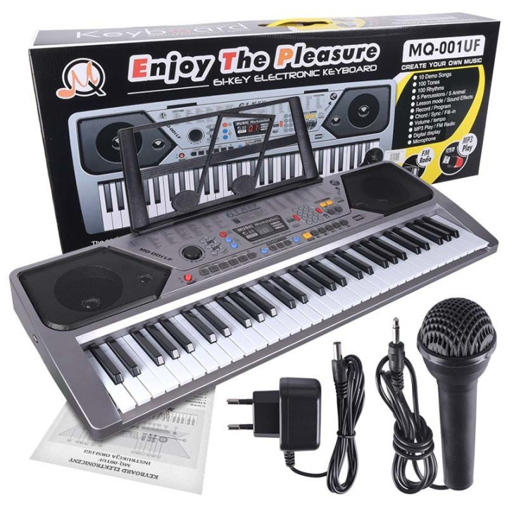 MQ 001 keyboard z mikrofonem dla dzieci