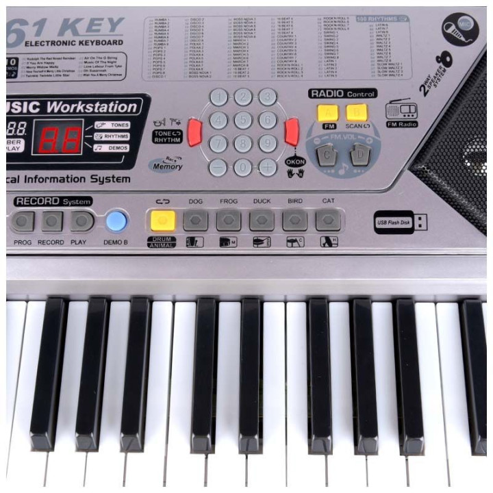 MQ 001 keyboard z mikrofonem dla dzieci