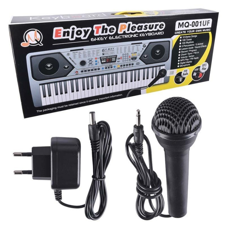 MQ 001 keyboard z mikrofonem dla dzieci