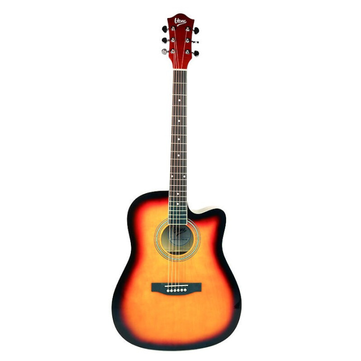 V-TONE AG TWO SB gitara akustyczna 4/4 brazowa