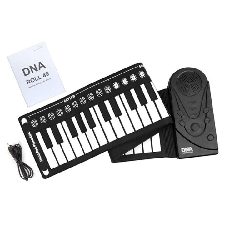 DNA ROLL 49 keyboard zwijany gumowy przenosny klawisze organ