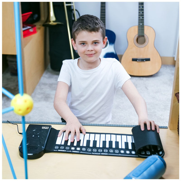 DNA ROLL 49 keyboard zwijany gumowy przenosny klawisze organ