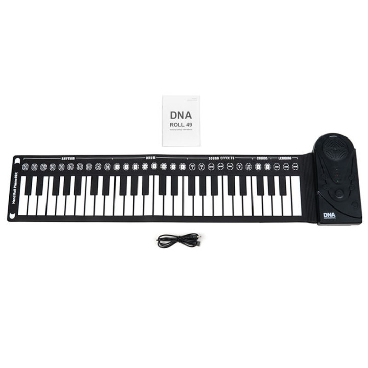 DNA ROLL 49 keyboard zwijany gumowy przenosny klawisze organ