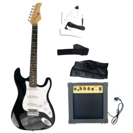 V-TONE ESST39 BK gitara elektryczna 4/4 stratocaster 39" SSS