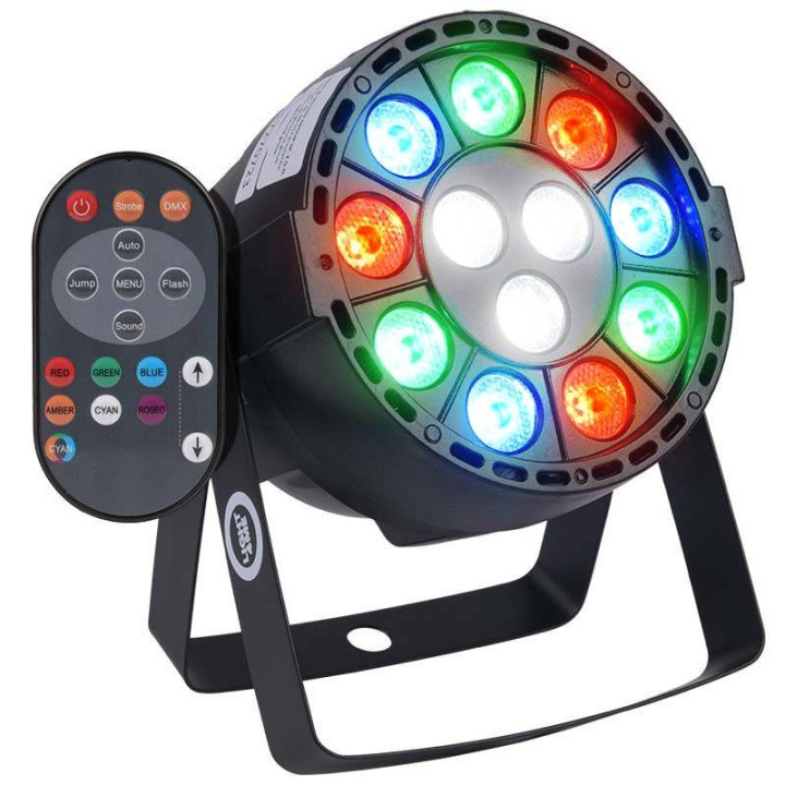 LIGHT4ME P12 LED PAR RGBW reflektor sceniczny +pilot