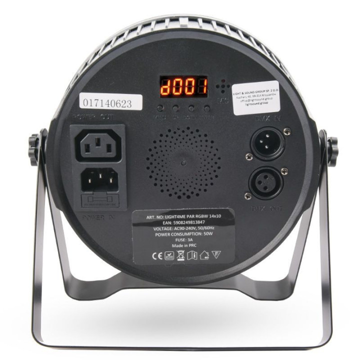 LIGHT4ME PAR RGBW 14x10 reflektor sceniczny LED