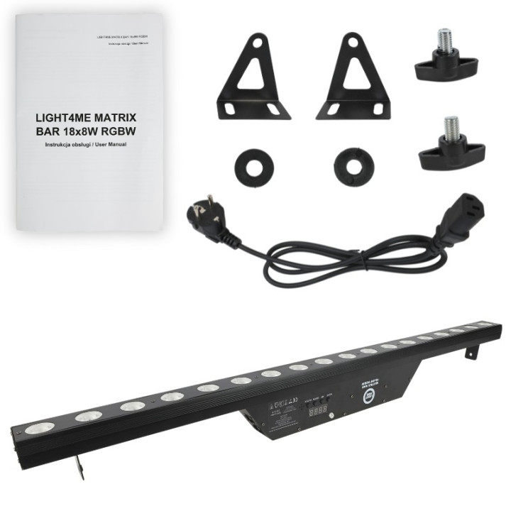 LIGHT4ME MATRIX BAR 18x8W RGBW listwa oswietleniowa oswietle