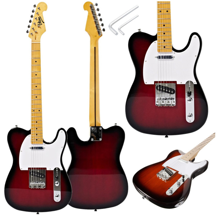 V-TONE ETL39 RB gitara elektryczna 4/4 telecaster 39" SS red