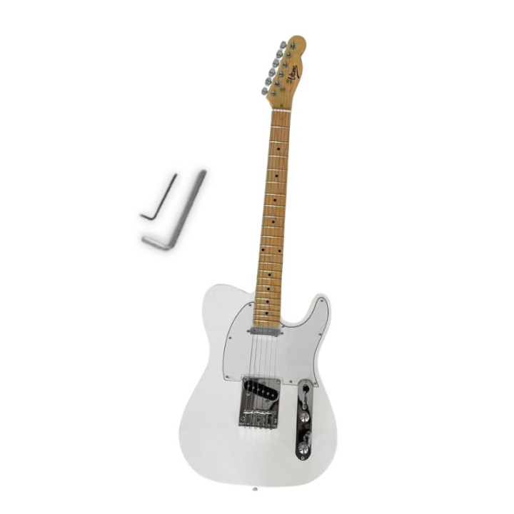V-TONE ETL39 WH gitara elektryczna 4/4 telecaster 39" SS bia