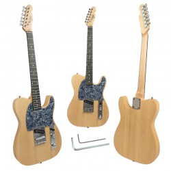 V-TONE GTL39 NT gitara elektryczna 4/4 telecaster 39" SS naturalne drewno klucze imbusowe – zdjęcie produktu
