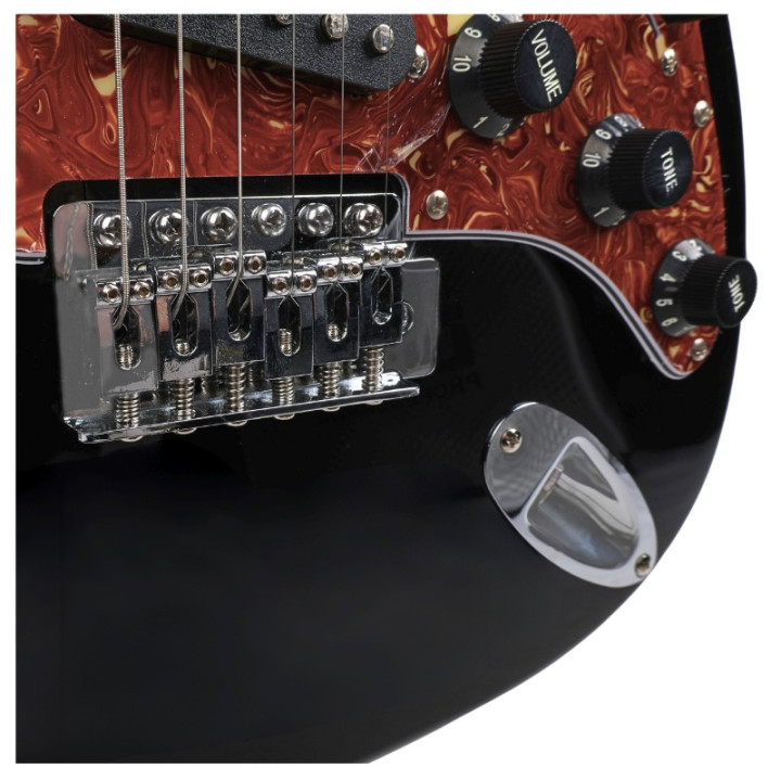 V-TONE GST39 BK gitara elektryczna 4/4 stratocaster 39" SSS