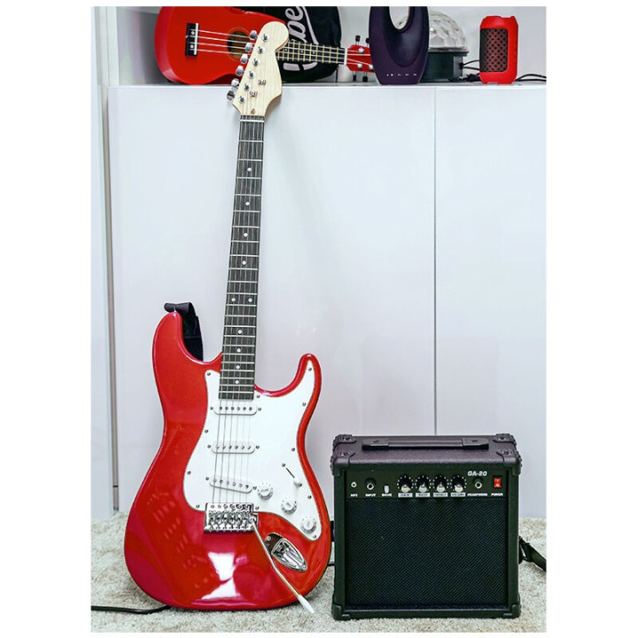NN EG SET SB zestaw gitarowy gitara elektryczna stratocaster