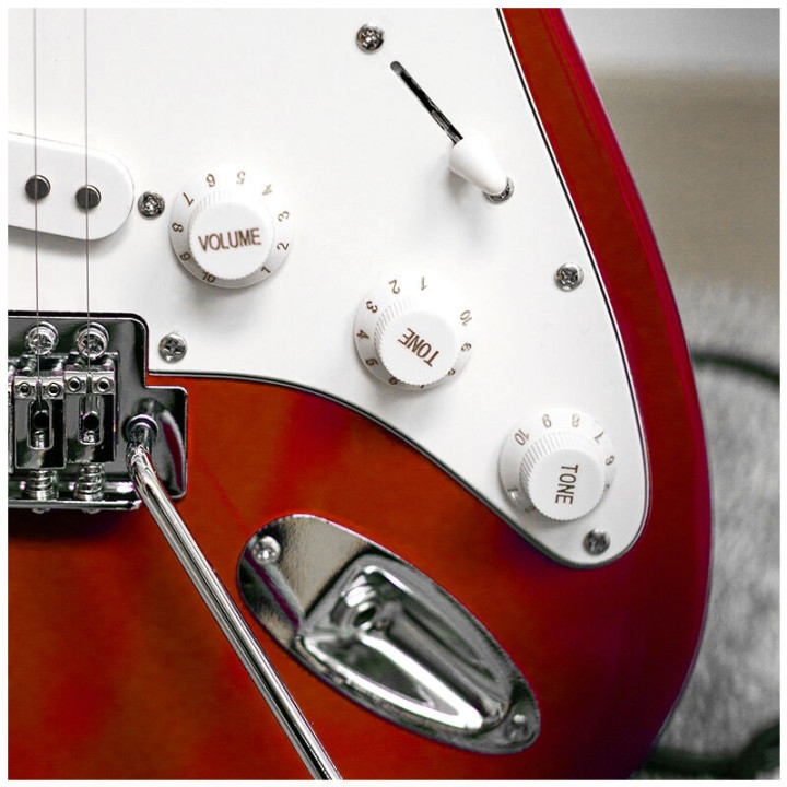 NN EG SET SB zestaw gitarowy gitara elektryczna stratocaster
