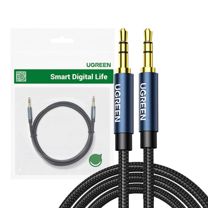 UGREEN 10685 Kabel minijack-minijack 3,5mm 1m oplot