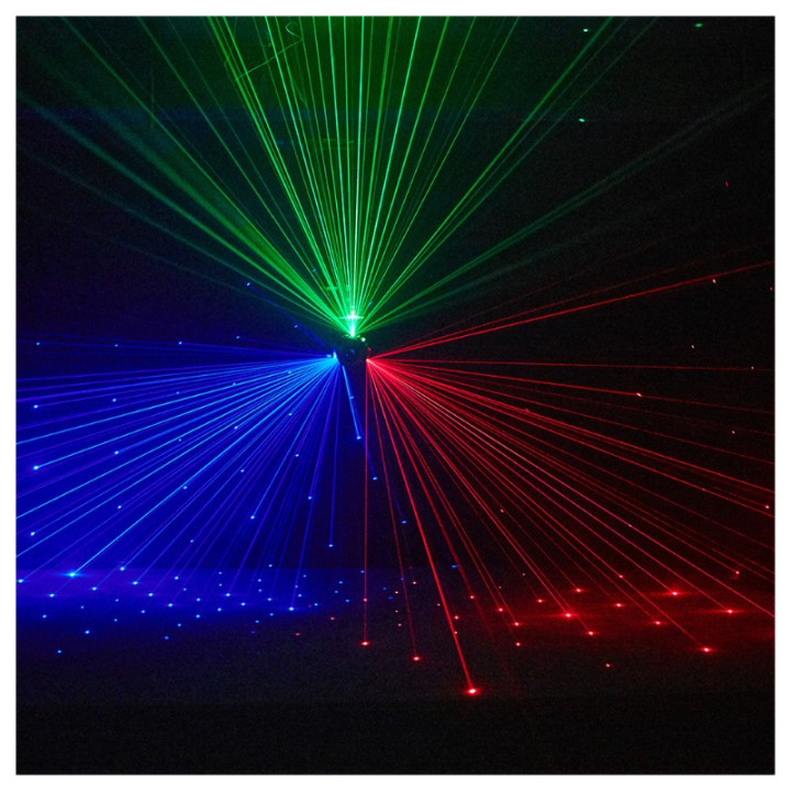 LIGHT4ME UFO multiefekt swietlny LED 6w1 efekt beam RGBW 3x