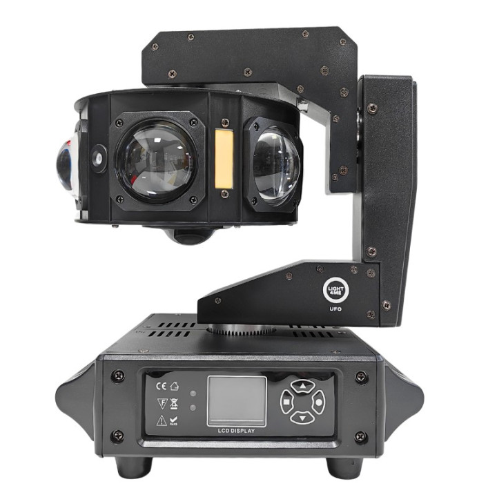 LIGHT4ME UFO multiefekt swietlny LED 6w1 efekt beam RGBW 3x