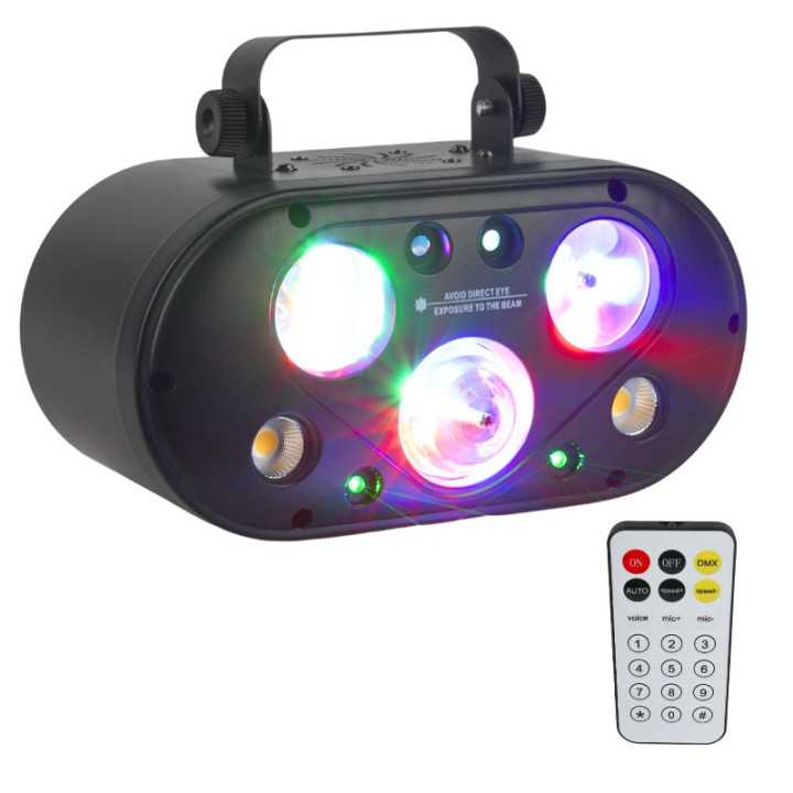 LIGHT4ME ULTRABOX 1 multiefekt swietlny LED RGBA 6w1 efekt g