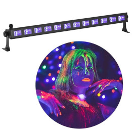 LIGHT4ME LED BAR UV 12 + WHITE listwa belka LED 12x3W ultraf