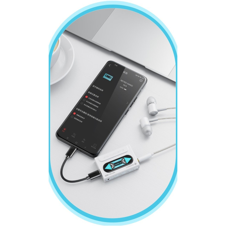 FIIO Retro Nano DAC/AMP by Snowsky bialy