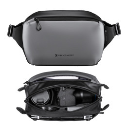 K&F Concept Alpha Sling Bag Torba fotograficzna 10 L szara
