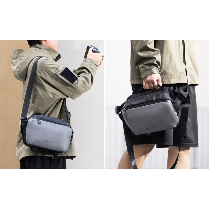 K&F Concept Alpha Sling Bag Torba fotograficzna 10 L szara