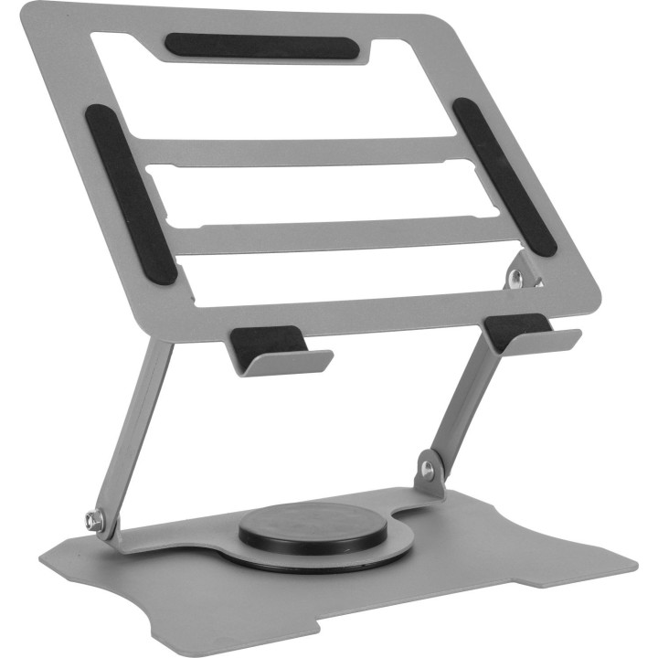 MOZOS N4-SV Ergonomiczna podkladka pod laptopa srebrna