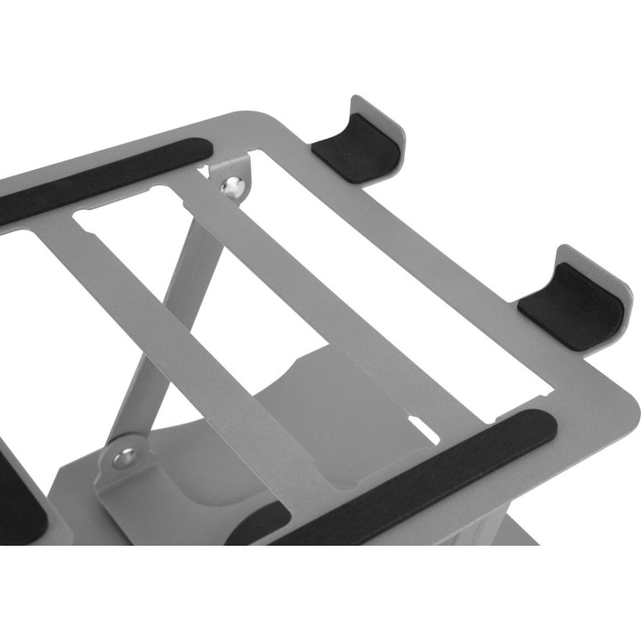 MOZOS N4-SV Ergonomiczna podkladka pod laptopa srebrna