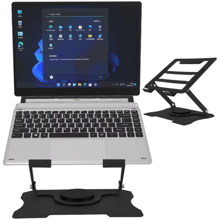 MOZOS N4-BK Ergonomiczna podkladka pod laptopa czarna