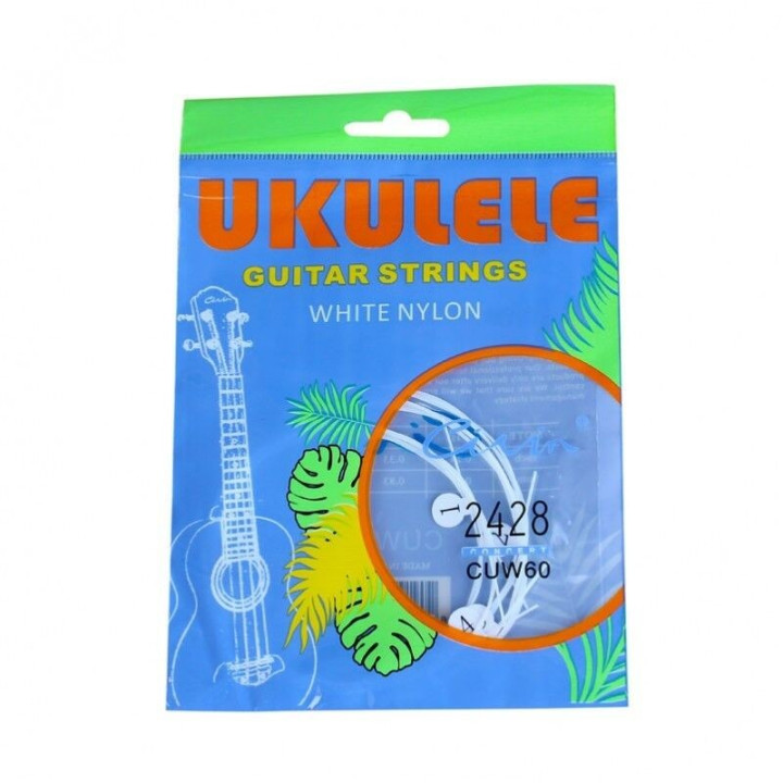 NN US 2428 struny do ukulele nylonowe biale Civin