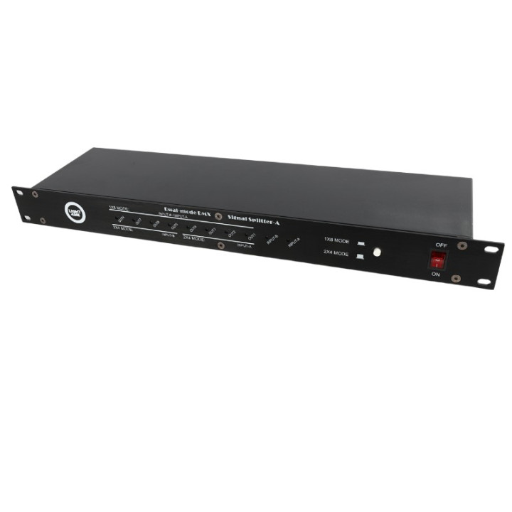 LIGHT4ME XSPLIT 2x4 rozdzielacz sygnalu DMX splitter 8-kanal