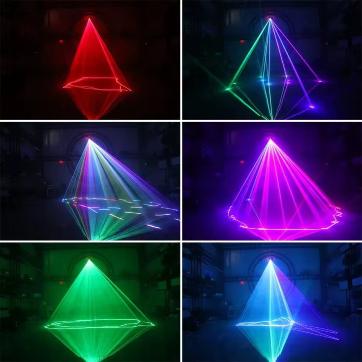LIGHT4ME LASER RGB GEOMETRIC 500mW projektor laserowy rzutni