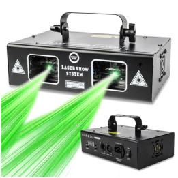 LIGHT4ME LASER RGB GEOMETRIC 350mW projektor laserowy rzutni