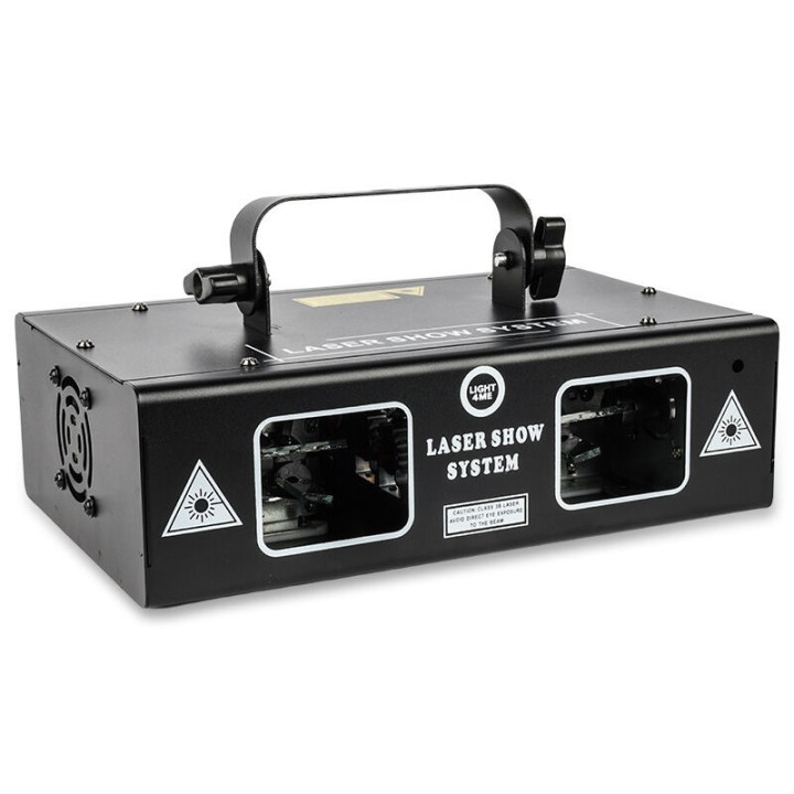 LIGHT4ME LASER RGB GEOMETRIC 350mW projektor laserowy rzutni