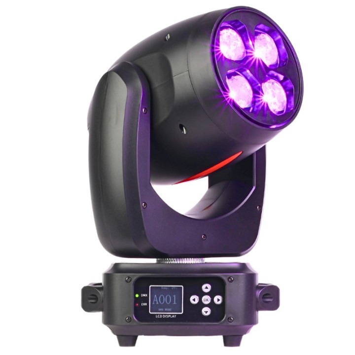 LIGHT4ME RED LINE WASH 4x40W glowica ruchoma LED oswietlenie